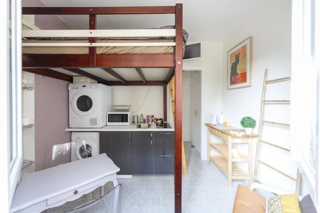 Sacre Petit Studio In The Coeur Of Montmartre Paryż Zewnętrze zdjęcie