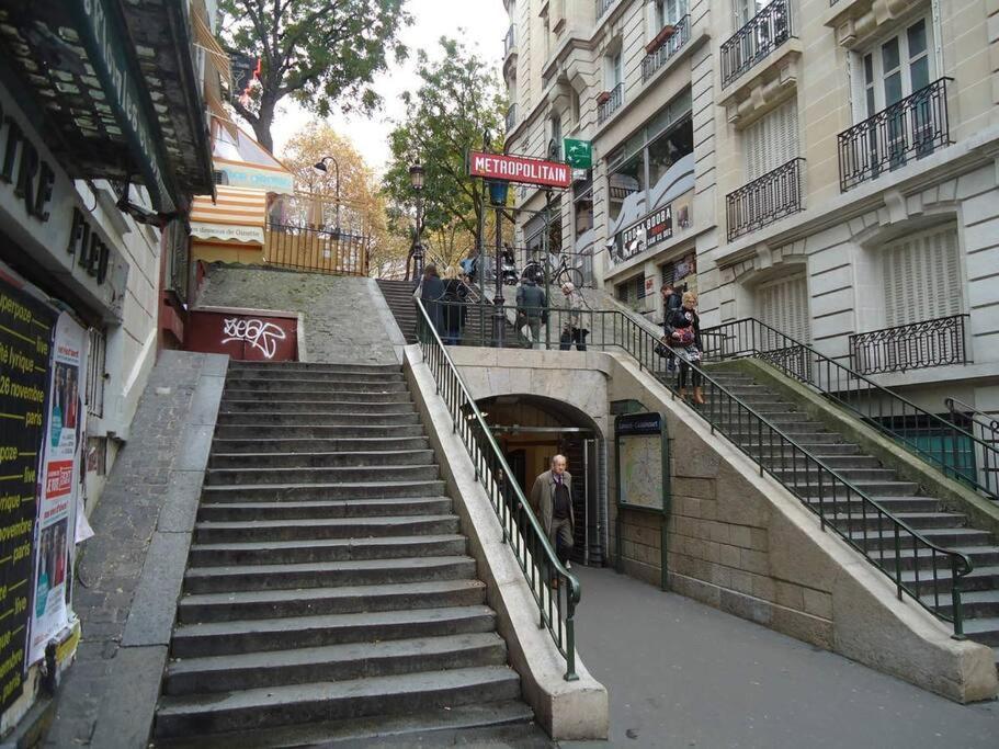 Sacre Petit Studio In The Coeur Of Montmartre Paryż Zewnętrze zdjęcie