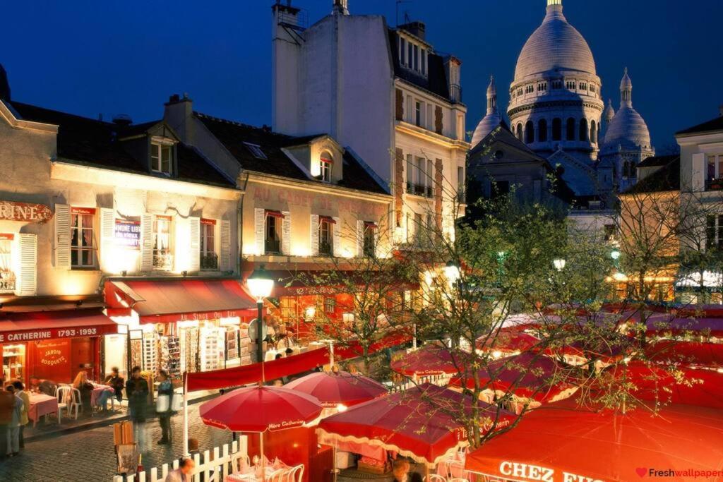 Sacre Petit Studio In The Coeur Of Montmartre Paryż Zewnętrze zdjęcie