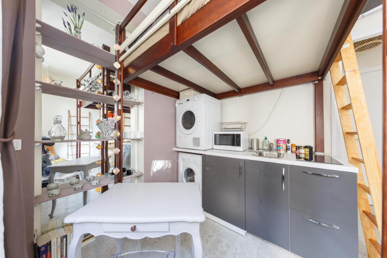 Sacre Petit Studio In The Coeur Of Montmartre Paryż Zewnętrze zdjęcie